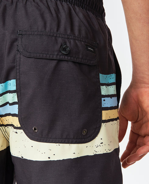 Rip Curl - framed volley - washed black
